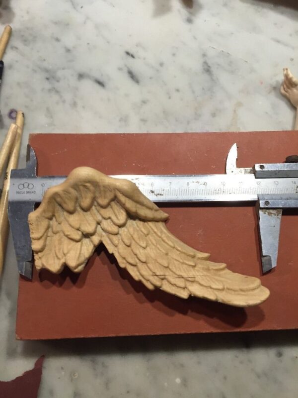 Ali in legno 14 x 6 cm - immagine 3