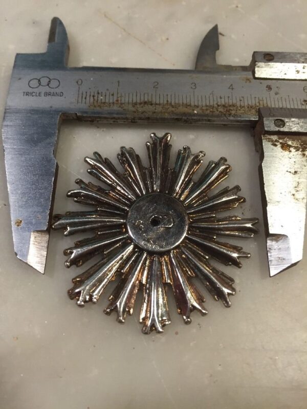 Raggiera metallo 5 cm - immagine 3