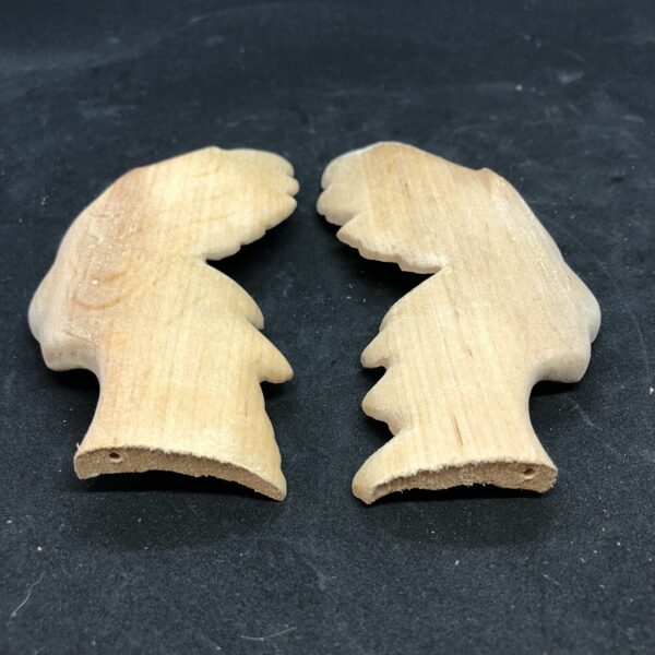 Ali in legno 14 x 6 cm - immagine 5