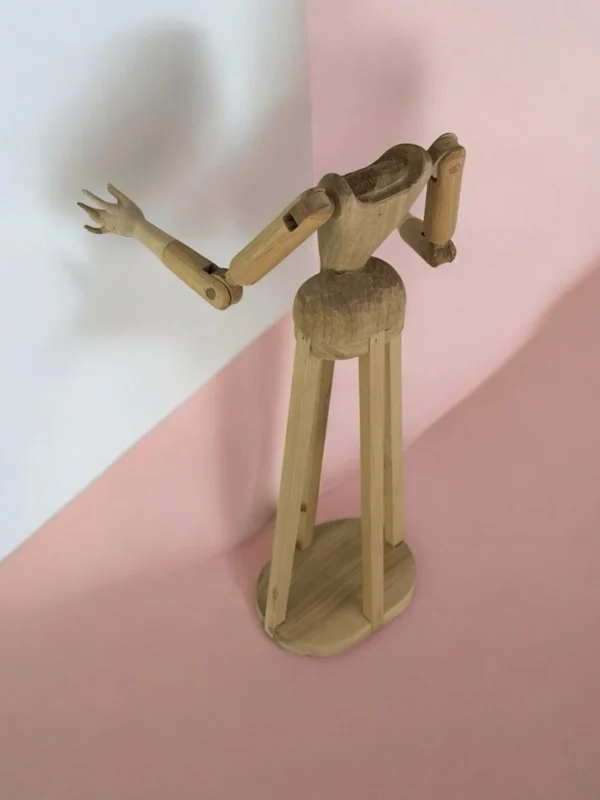 Manichino per Madonna stile '600  38 cm - immagine 4