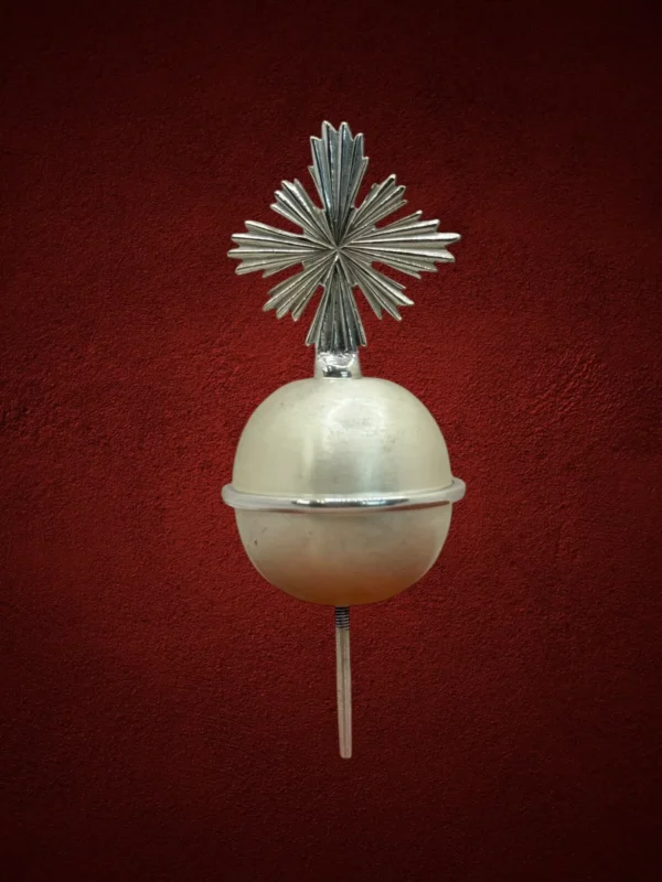 Globo con croce 3,5 cm metallo - immagine 5