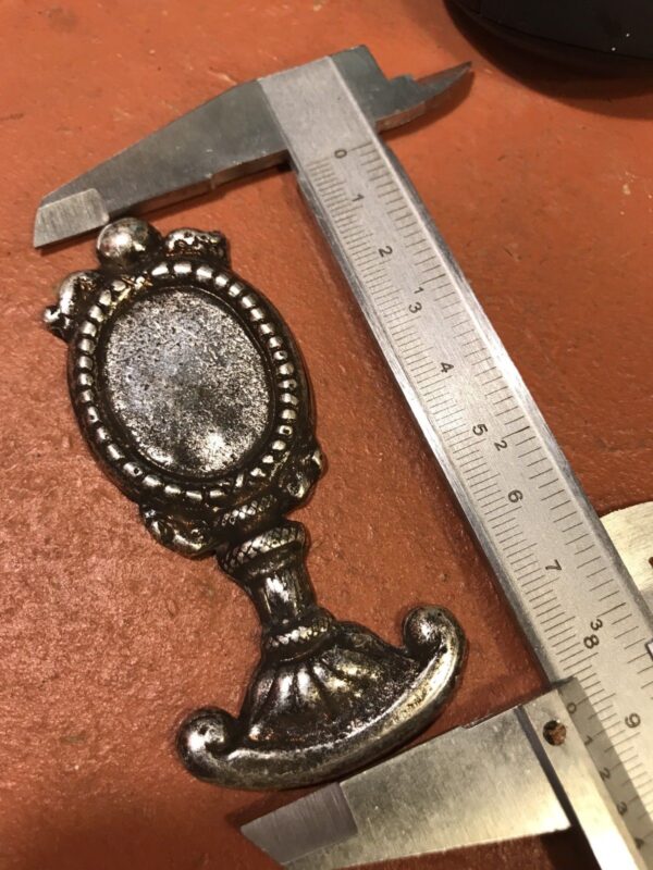 Specchietto Puttino Madonna Angelo 3,3 X 8,4 Cm - immagine 3