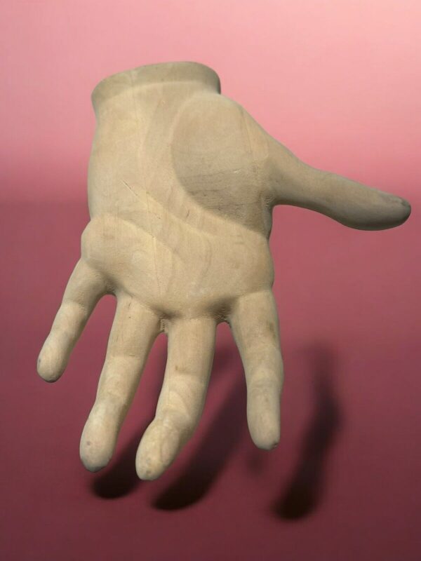 Mani statua aperte polso punta dita 18 cm - immagine 2