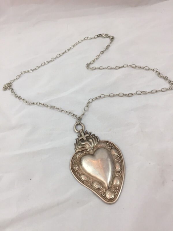 Collana ex voto simboli passione 7,5x 4,5 cm - immagine 2