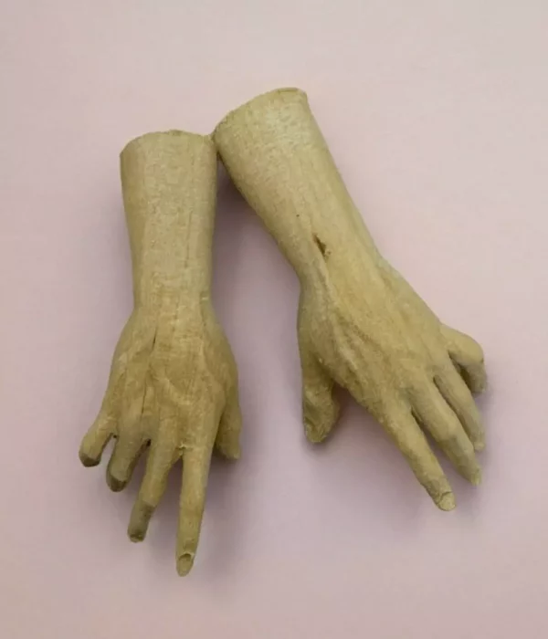 Mani in legno maschili 3 cm polso dita - immagine 7