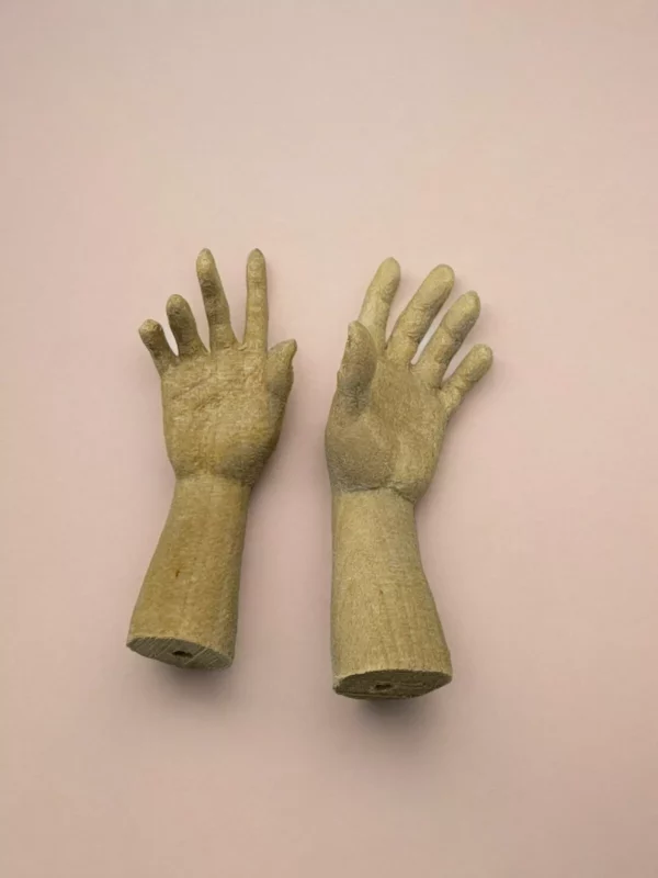 Mani in legno maschili 3 cm polso dita - immagine 6