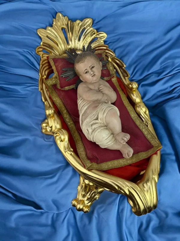 Bambino Gesu' con culla - immagine 5