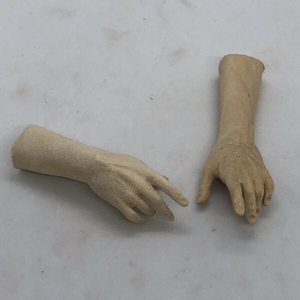Coppia di mani uomo 3 cm maschili - immagine 4