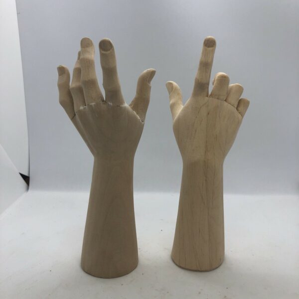 Coppia mani misura palmo dita 10 cm - immagine 3