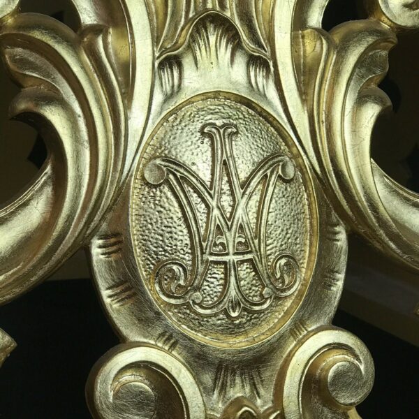 Base processionale 50x50  Monogramma Mariano - immagine 4