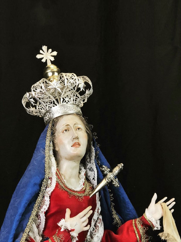 Statua della Madonna Addolorata Spagnola
