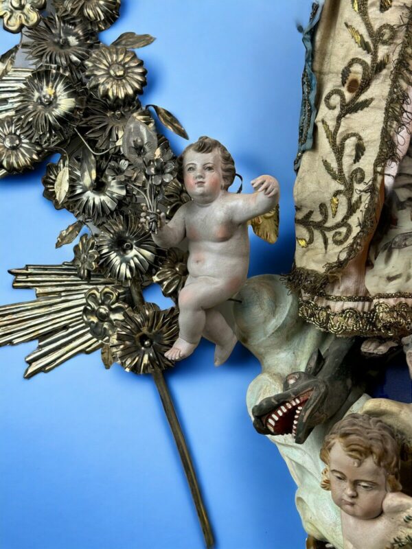 Madonna Immacolata di Don Placido Baccher 76 cm - immagine 12