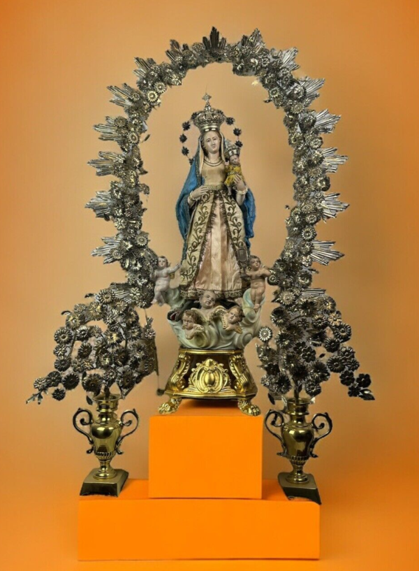 Madonna Immacolata di Don Placido Baccher 76 cm - immagine 2