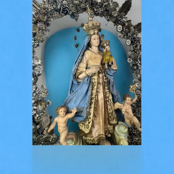 Madonna Immacolata di Don Placido Baccher 76 cm - immagine 11