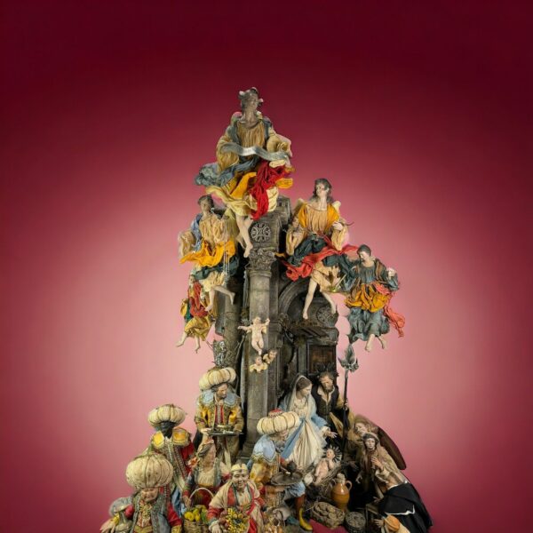Tempio presepe Napoletano 52 x 70 x 116 cm  - immagine 2