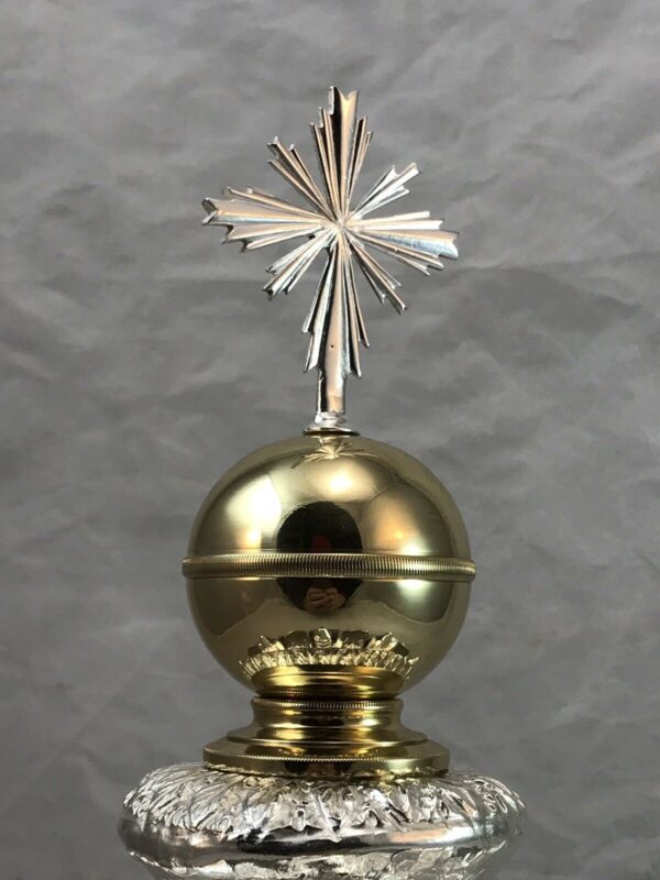 Corona imperiale  per Madonne Santi 16 cm diametro - immagine 5