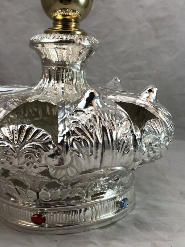 Corona imperiale  per Madonne Santi 16 cm diametro - immagine 6