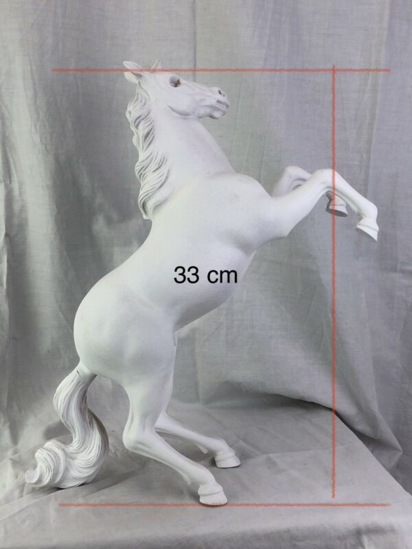 Tris cavalli in legno per re magi legno 44 cm - immagine 3