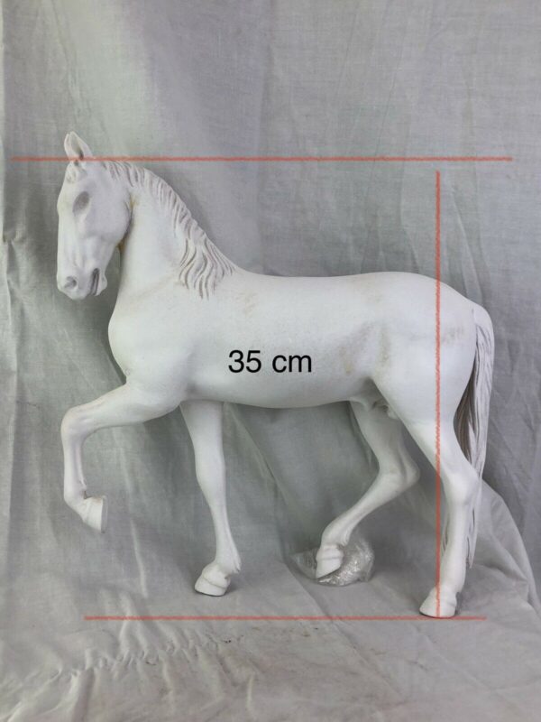 Tris cavalli in legno per re magi legno 34 cm - immagine 9