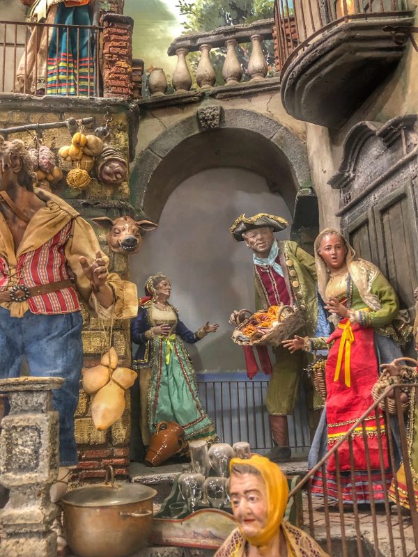 Presepe Napoletano Lineare ( solo scenografia )240x100 cm  altezza 180 cm - immagine 4