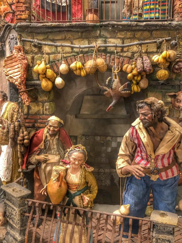 Presepe Napoletano Lineare ( solo scenografia )240x100 cm  altezza 180 cm - immagine 3