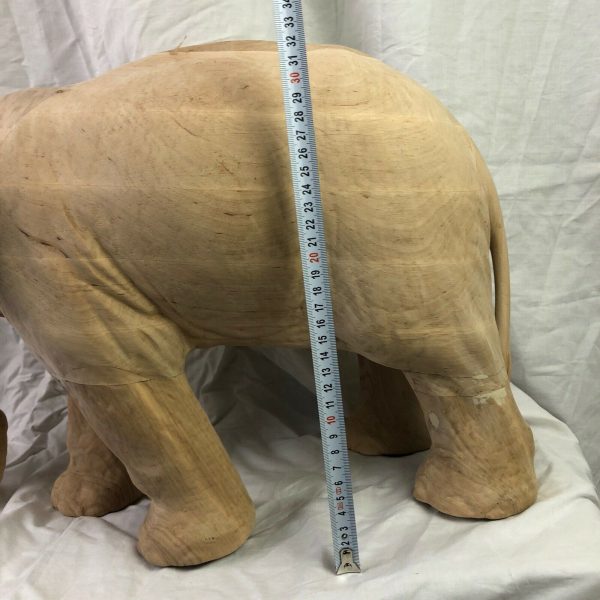 Elefante legno grande - immagine 12