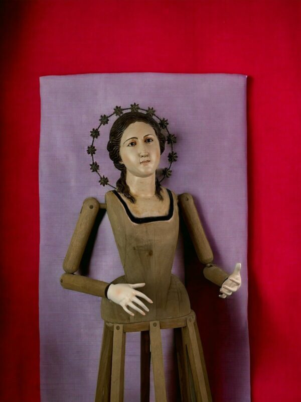 Manichino Madonna 90 cm gabbia - immagine 3