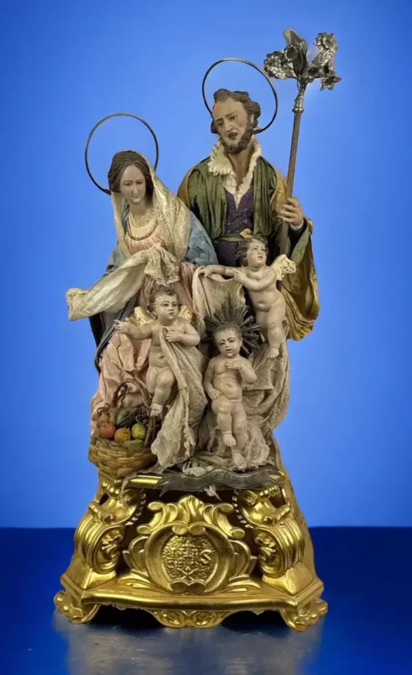 Sacra Famiglia Nativita' Scena Presepiale 26x26x70m