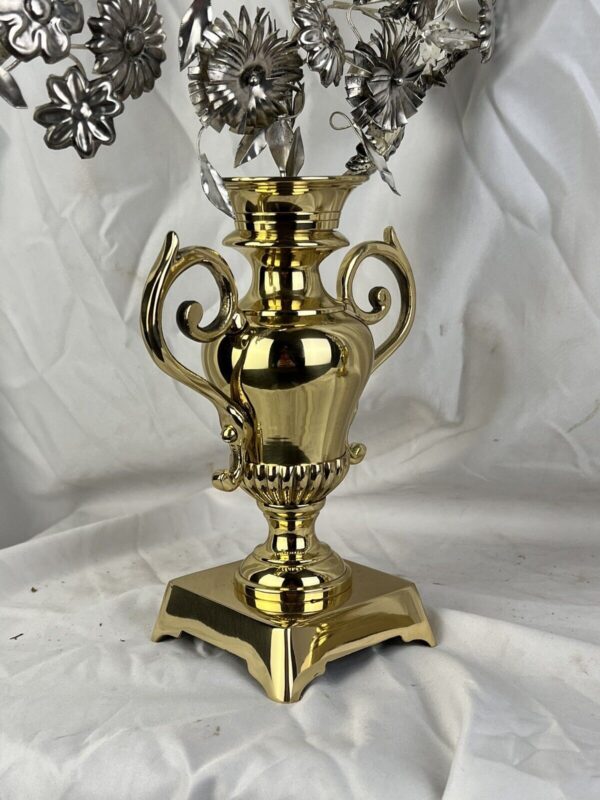 Coppia di anfore fiorite 30 cm - immagine 8