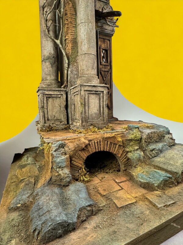 Tempio scenografia presepiale 57 cm x 70 cm -  116 cm altezza - immagine 7