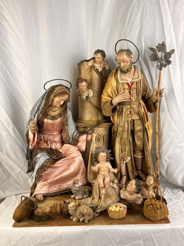 Sacra famiglia stile '700 napoletano