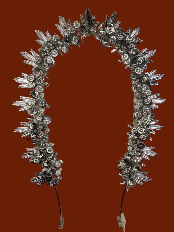 Arco fiorito con raggiera 90 cm - immagine 3