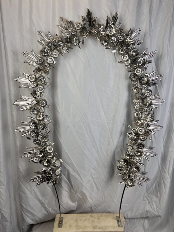 Arco fiorito con raggiera 90 cm - immagine 7