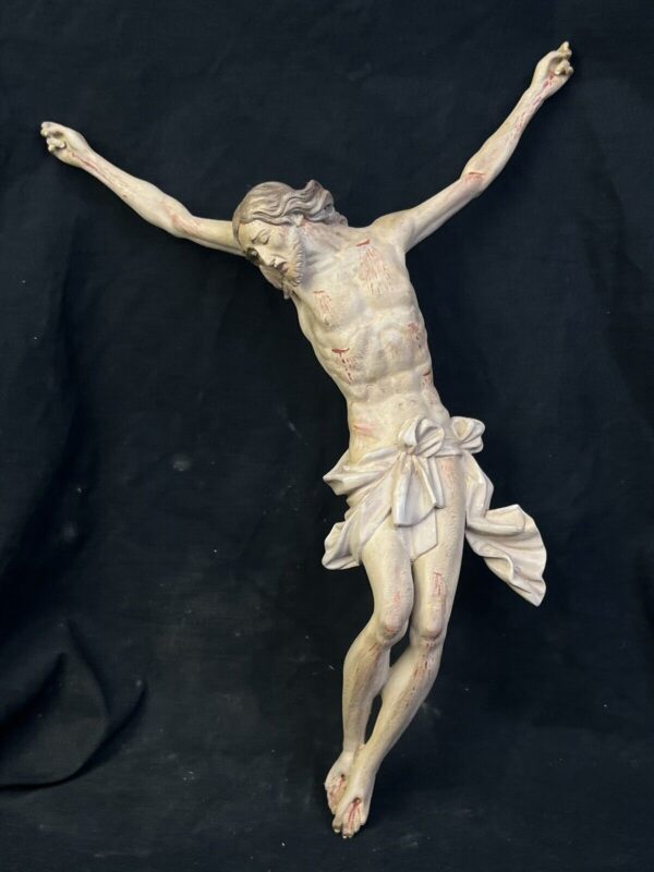 Scultura Cristo da croce 30 cm - immagine 5