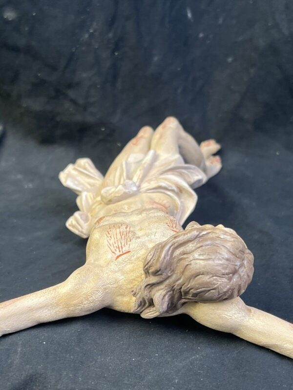 Scultura Cristo da croce 30 cm - immagine 4