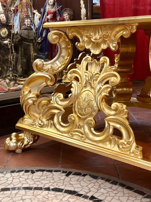 Base processionale 70x70  Monogramma Mariano - immagine 5