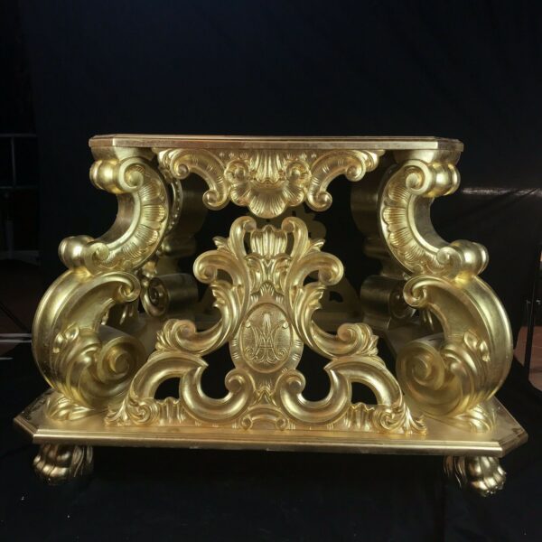 Base processionale 50x50  Monogramma Mariano - immagine 2