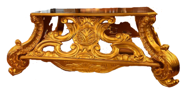 Base imperiale pedana per Santi modello basso conchiglia 80x60 - immagine 2