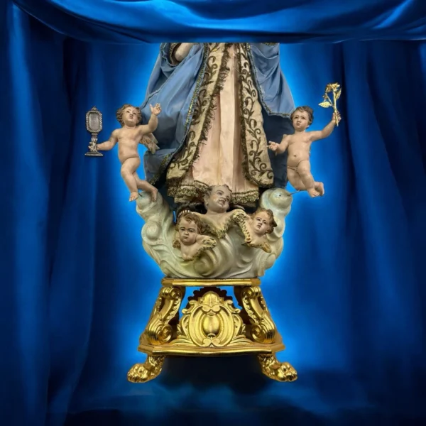 Madonna Immacolata di Don Placido Baccher 76 cm - immagine 3