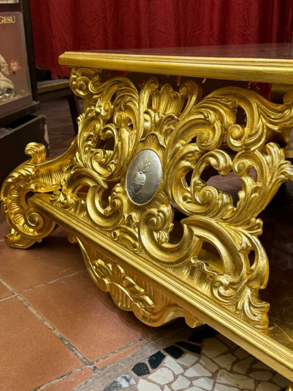 Base Imperiale 60x60 cm modello basso monogramma cuore di Gesu' - immagine 6