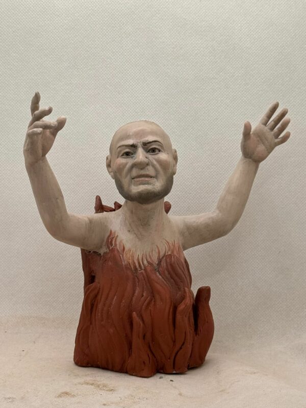 Anima del purgatorio 16 cm - immagine 6