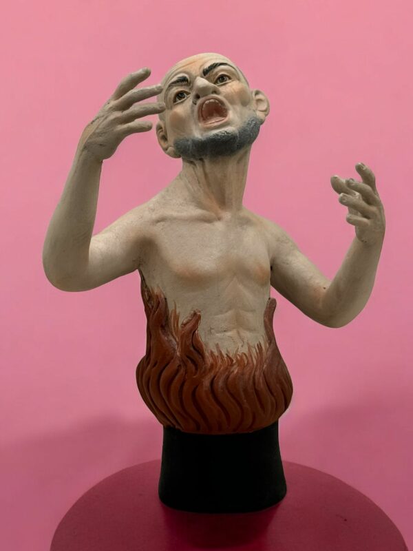 Anima del purgatorio 20 cm - immagine 2