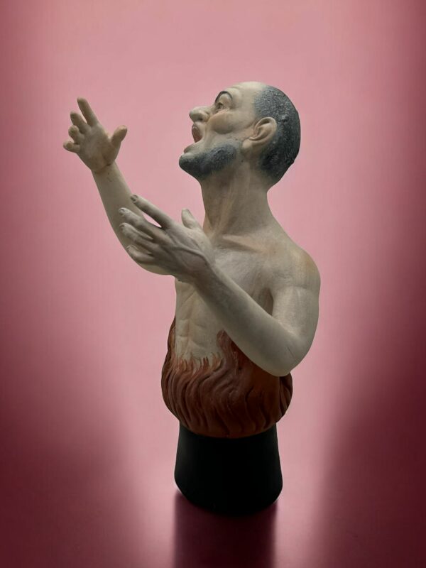 Anima del purgatorio 20 cm - immagine 7
