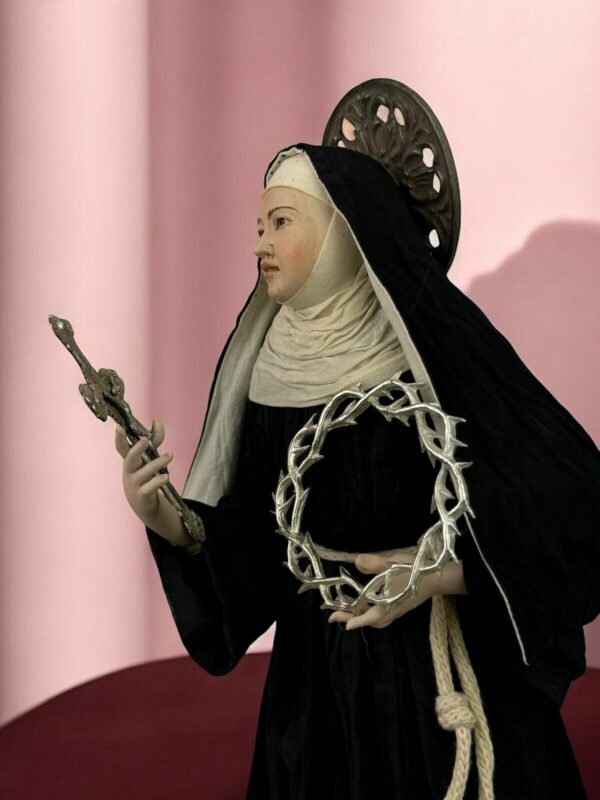 Santa Rita da Cascia  Monaca agostiniana 43 cm - immagine 2