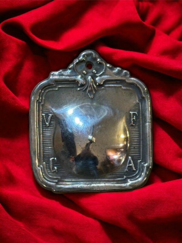 Ex voto seno 10x8,5 cm ottone