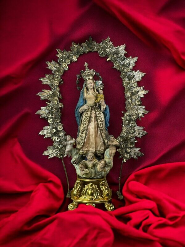 Madonna Immacolata di Don Placido Baccher 76 cm - immagine 2