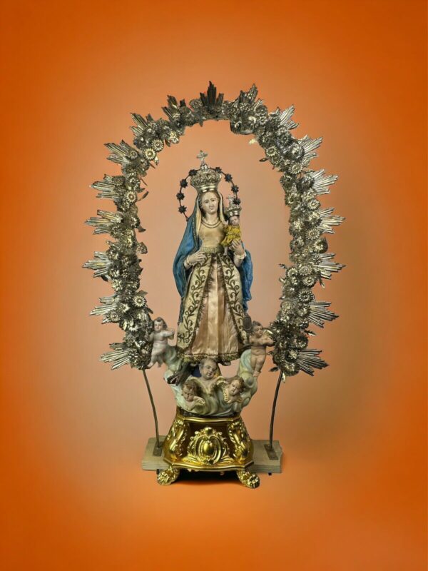 Madonna Immacolata di Don Placido Baccher 76 cm - immagine 3