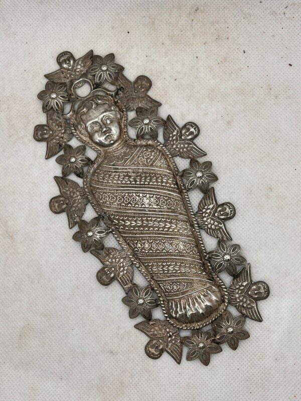 Ex voto Bambino infante infasciato 19 cm - immagine 2
