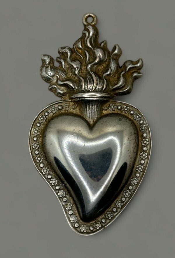 Ex voto Cuore sacro 16x9 cm