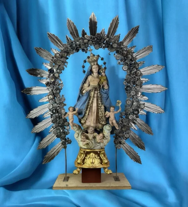 Madonna Immacolata di Don Placido Baccher 76 cm - immagine 4